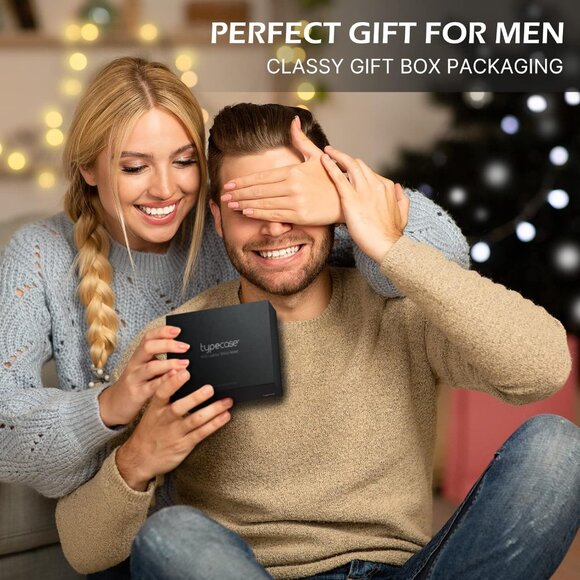 Mens Wallet Card Holder: Pop Up Aluminum Case, Genuine Leather, Smart, RFID - Picture 12 of 12